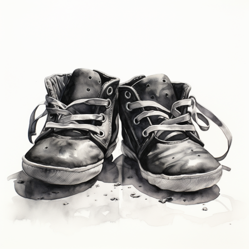 Baby Soles Watercolor Art