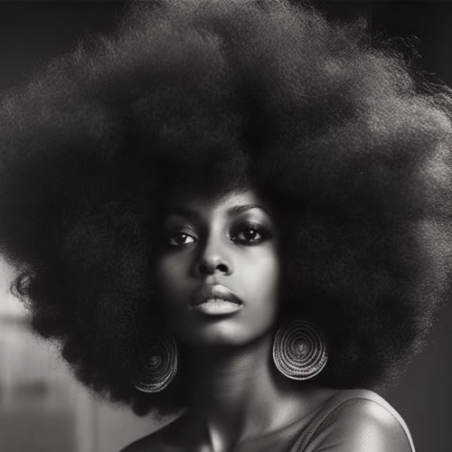 Black woman in Midjourney AI prompt Black woman in Midjourney AI prompt