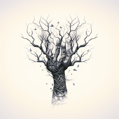 Abstract Tree of Life Tattoo