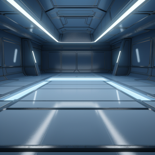 Holodeck screen showcasing UX UI design