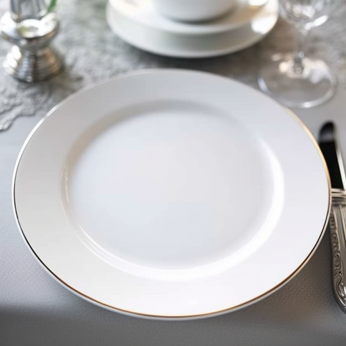 Close-up of Blank Wedding Menu Card