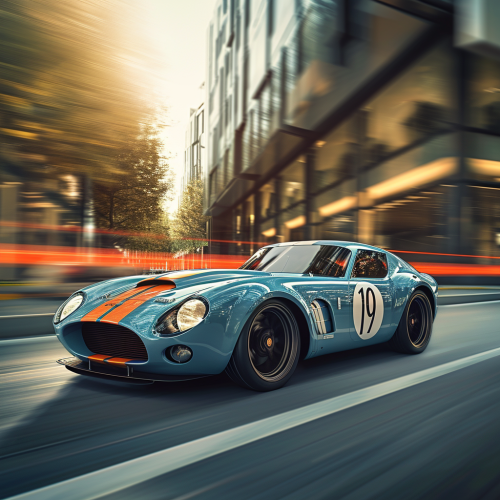 Blue Shelby Cobra Daytona Station Wagon Concept