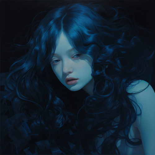 Blue Gradient on Black Blue Gradient on Black