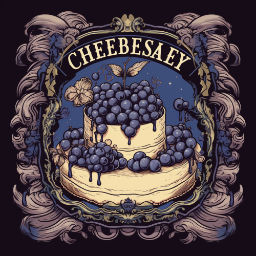 Blueberry Cheesecake Label