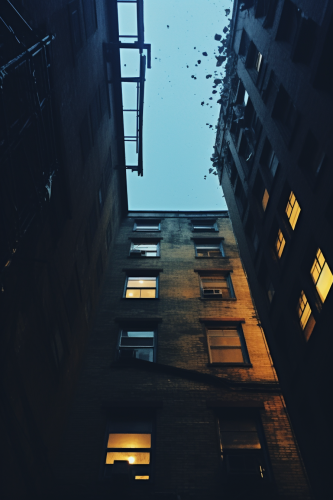 Charming Boston Alley Window Image Charming Boston Alley Window Image