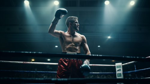 Bell Hitting Referee in Boxing Match