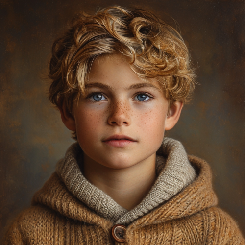 Boy playing sports outdoors