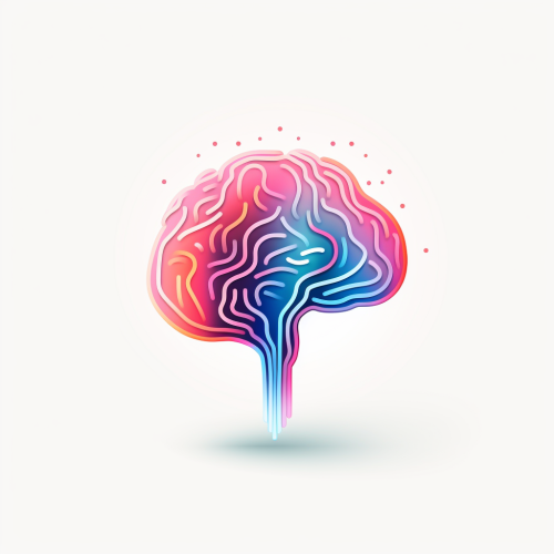 Simple design brain logo Simple design brain logo