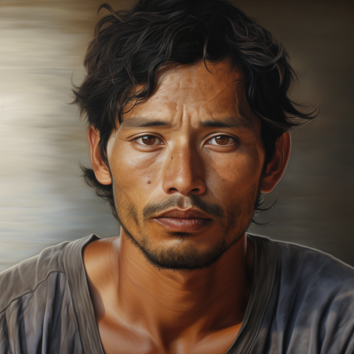 Brazilian Asian man smiling