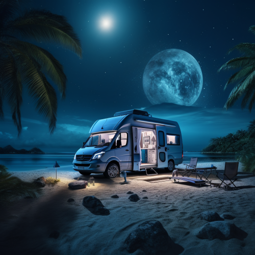 Beautiful night with moonlight and stars Beautiful night with moonlight and stars