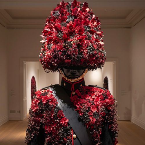 Queen's Floral Hat Exhibit