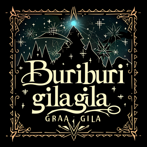 Fantasy RPG Game Logo with Stars