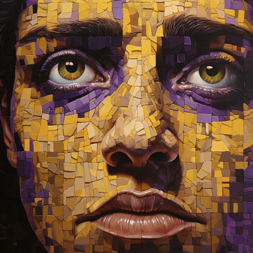 Cain with shadows over his eyes