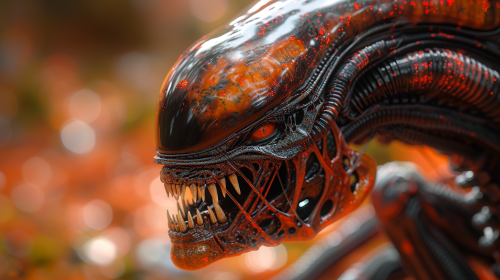 Ultra Realistic Callipygian Alien Queen Image Ultra Realistic Callipygian Alien Queen Image
