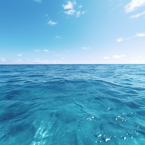 Tranquil blue ocean waves Tranquil blue ocean waves