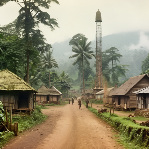 First electric light bulb in Cameroon First electric light bulb in Cameroon