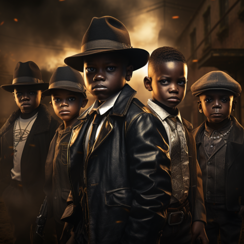 Realistic Cameroonian Mafiosos Imagery