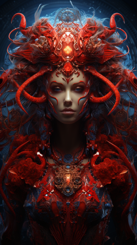 Astrological sign Cancer illustration