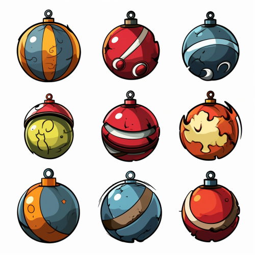 Cartoon bombs style raw