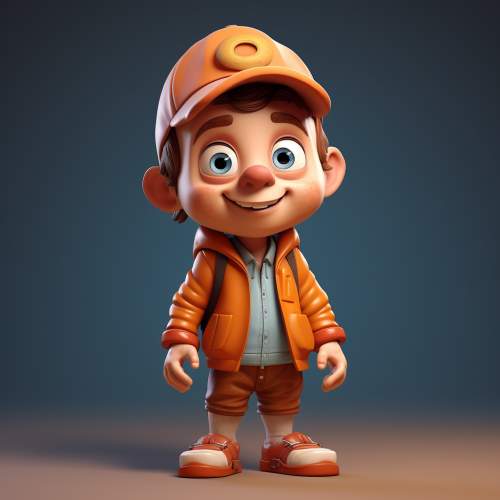 Cute cartoon character design