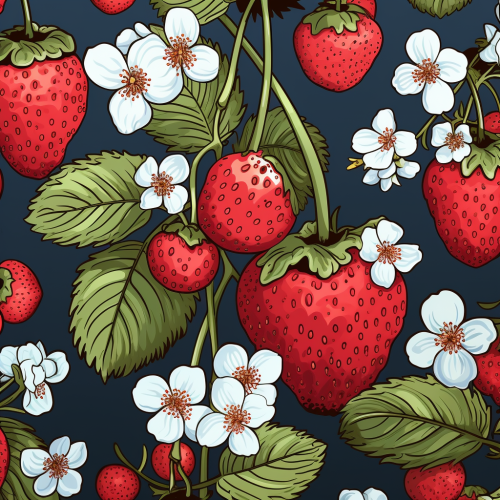 Cartoon fruit print pattern Cartoon fruit print pattern