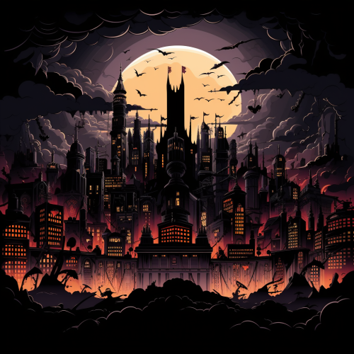 Gotham City Cartoon Banner