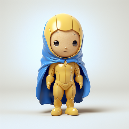 Cute cartoon peanut character illustration