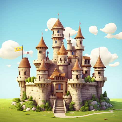 Cartoon Style Castle