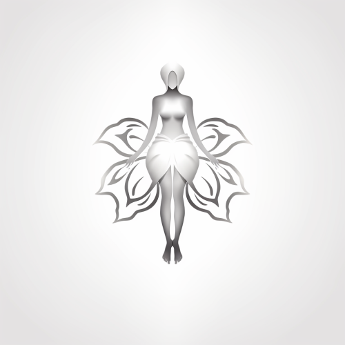 Loving Greek Goddess Fairy in White Dress