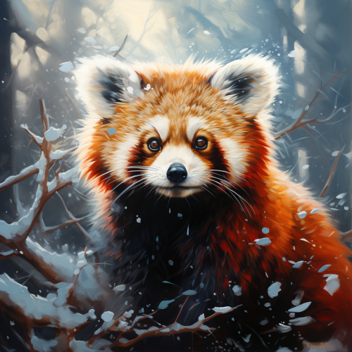 Changpeng Zhao with a red panda