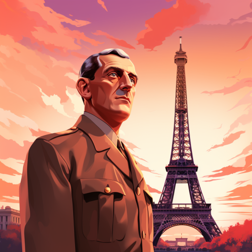 Illustration of Charles De Gaulle