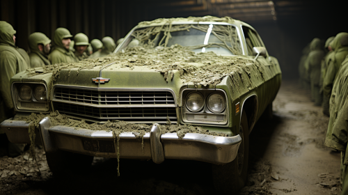Chevrolet El Camino with Bed Full of Human Noses
