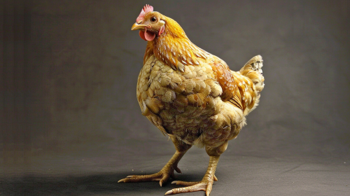 unique three-legged chicken picture