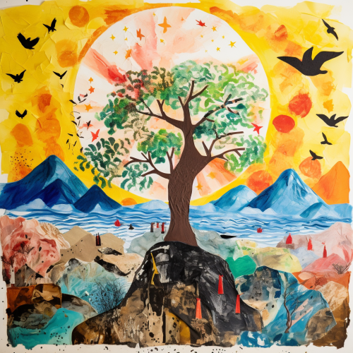 Creative Child Painting Sustainable Living