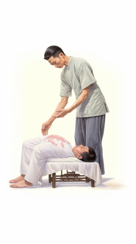 Traditional Chinese massage therapy relaxation