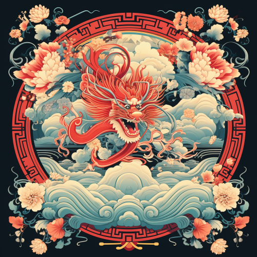 Chinese New Year celebration poster