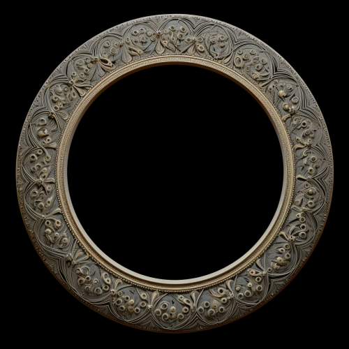 Circular Blank Moon Surround Pattern