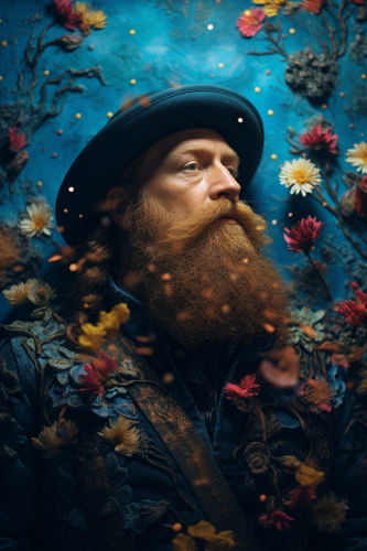 Beautiful classical art in Van Gogh style Beautiful classical art in Van Gogh style