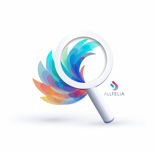 Clean modern logo with loupe design Clean modern logo with loupe design