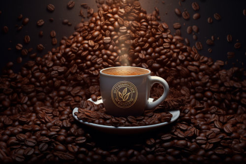 Coffee Company Logo in Gothic Style