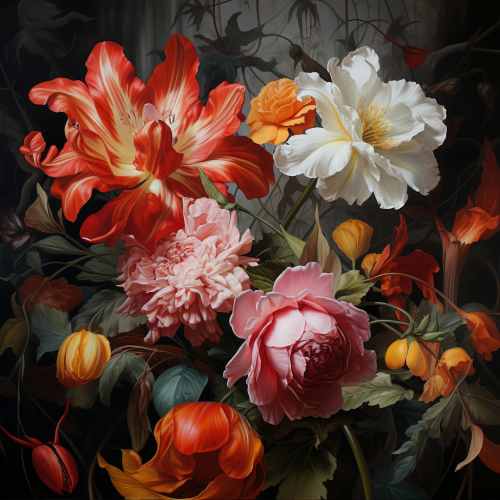 Vibrant spring blossom in full bloom Vibrant spring blossom in full bloom