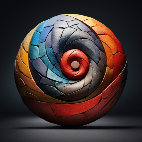 Spiral logo stone image