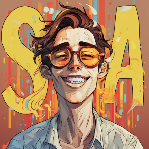 Comic Sans Font personified Comic Sans Font personified