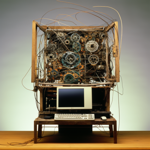 Computer-made Marcel Duchamp artwork Computer-made Marcel Duchamp artwork