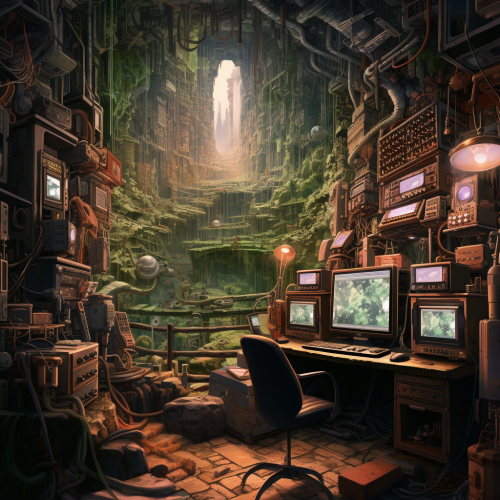 Interior of a computer's mind