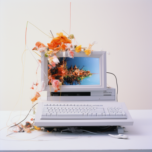 Computer connecting to the outside world with threads