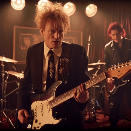 Conan O'Brien in grunge music video