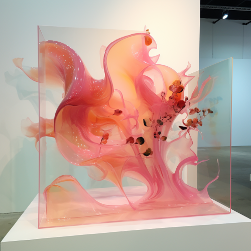 Conceptual art gallery transparency