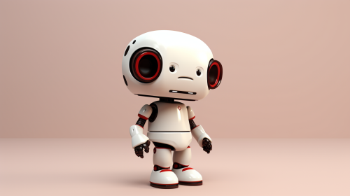 Empowering Confused AI Robot in Minimalist Photography