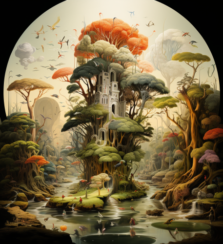 Soft dreamlike brushstrokes in Consencia Ecosystem Soft dreamlike brushstrokes in Consencia Ecosystem